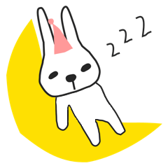 Daily rabbit stickers. 1