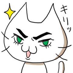Nekoyama 's white cat