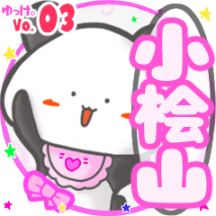 Panda's name sticker MY090720N25