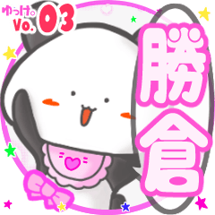 Panda's name sticker MY090720N06