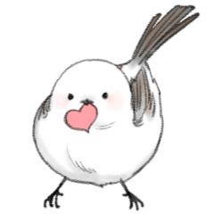 Little bird Shimaenaga　〜银喉长尾山雀
