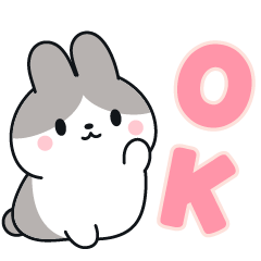 Dutch rabbit reply sticker