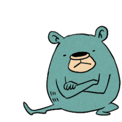 Mr. Blue Bear Stickers Vol.3