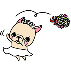 Frebull-chan Wedding Sticker