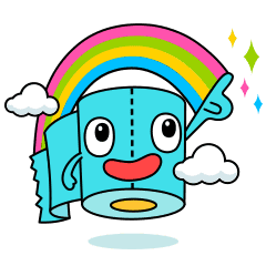 トイレットペーパーのルイくん Line スタンプ Line Store トイレットペーパーのルイくん Line スタンプ Line Store