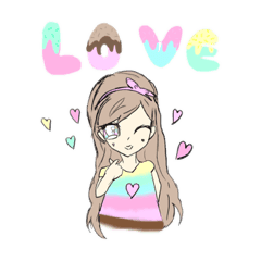 Anime so cute Stiker LINE LINE STORE Anime so cute Stiker LINE LINE STORE