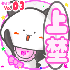 Panda's name sticker MY100720N14