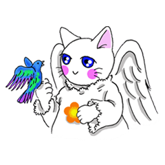 猫の天使　2
