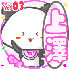 Panda's name sticker MY100720N17