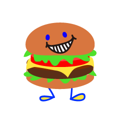 "hamburger" is sooooo cute!