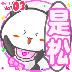 Panda's name sticker MY110720N29