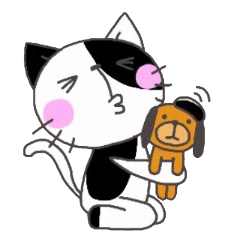 The cute cow cat an adult can use, too