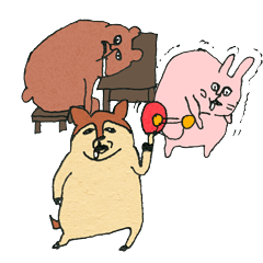 かわいくない森の動物たち Line スタンプ Line Store かわいくない森の動物たち Line スタンプ Line Store