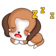 Cute Beagle Stickers