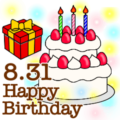 Big happy birthday 8-1-31