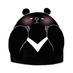 Chubby Formosan Black Bear