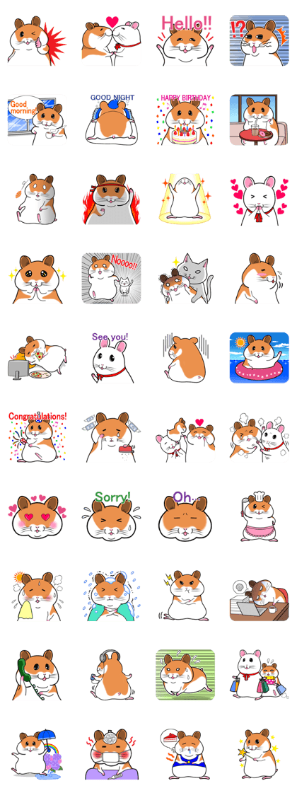 Very fat hamster 2