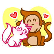 Monkey and Cat Story