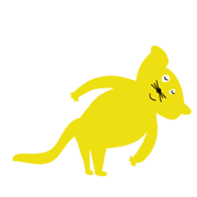 yellowcat Sticker