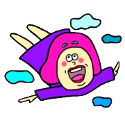 colorful funny human
