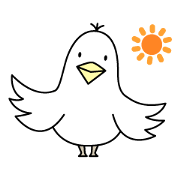 Bird sticker "TORIKICHI"