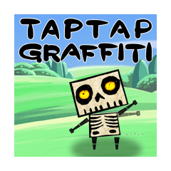 <J-Stickers>Tap Tap Graffiti (English)