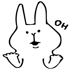 cute white rabbit 1