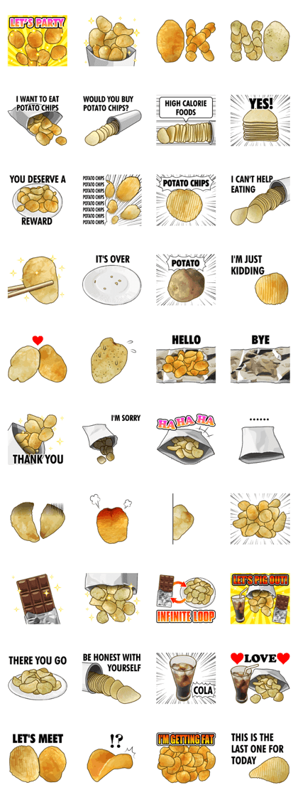 POTATO CHIPS ENGLISH