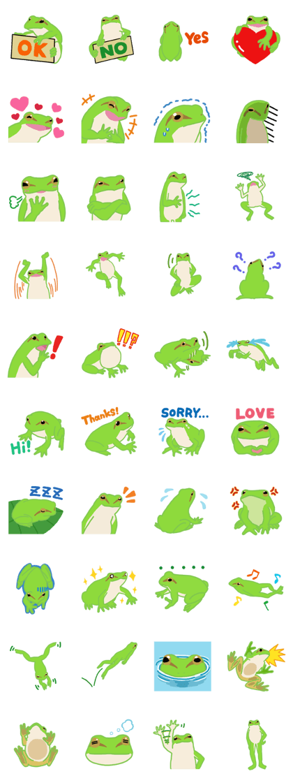 Daily life with frog