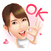 Yui Hatano Official Sticker!!!!