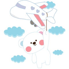 Milky Bear (Big Sticker)