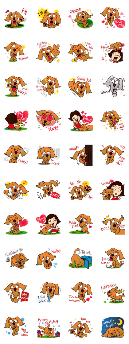 my lovely dog "Cookie" (English)