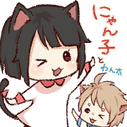 dog&cat couple(catgirl side)
