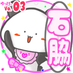 Panda's name sticker MY120720N30