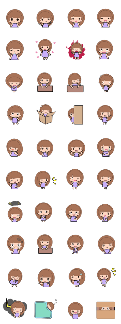 Yami face sticker