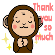 I'm Monch!Monkeys sticker. Vol. 4