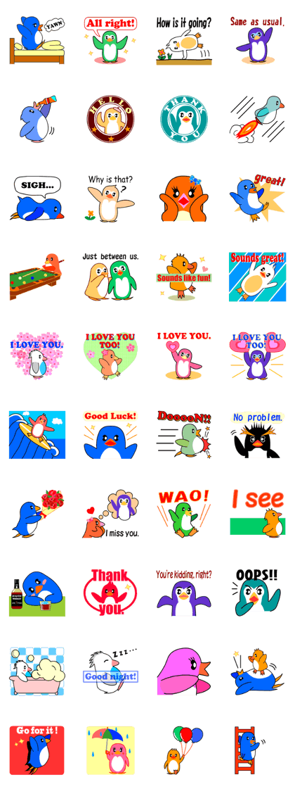 COLOR OF PENGUINS E2