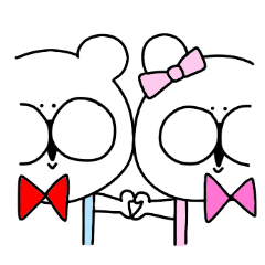 A couple of stickers