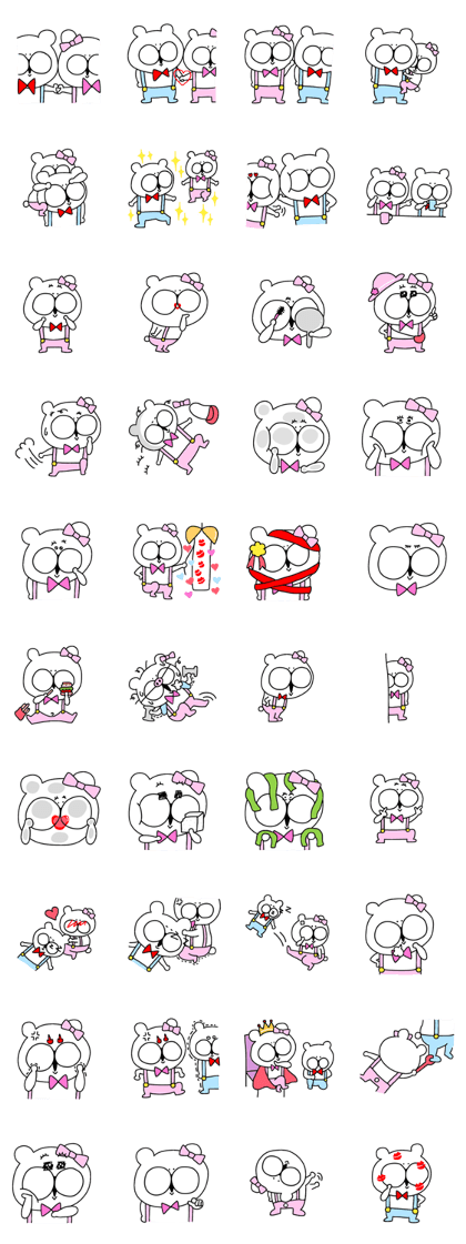 A couple of stickers
