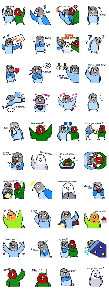 Pleasant lovebird  English ver.