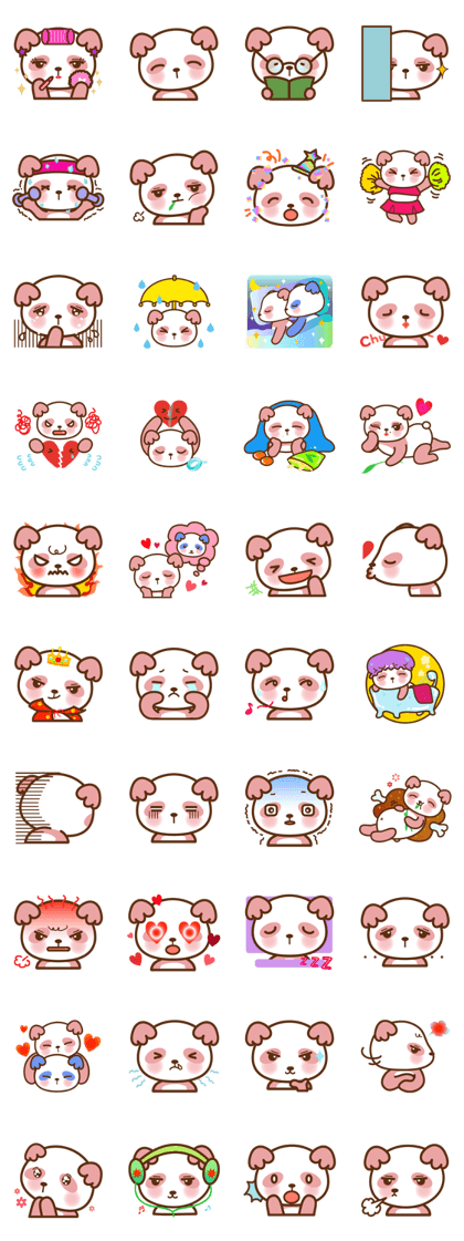 Angel Panda - ( Pink Girl Ver.)