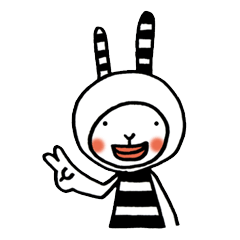 striped rabbit shimashima