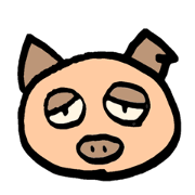 Pig of wage slavery.