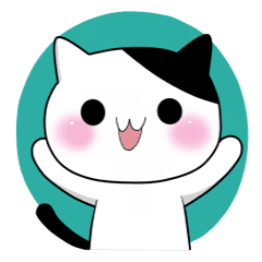 Nyanchi of black-and-white cat – LINE stickers | LINE STORE