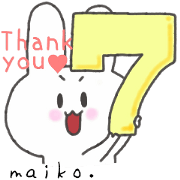 honesty rabbit sticker 7