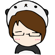 Panda-kun friendly sticker