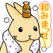 Pretty rabbits with OSAKA