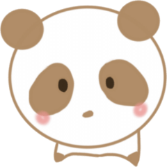 panda sticker love