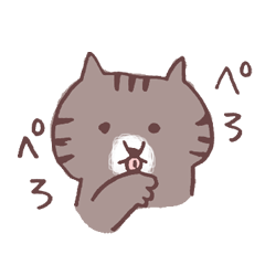brown tabby cat "Kijineko-chan"