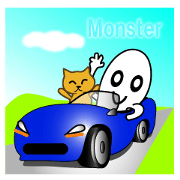 Monster in a town